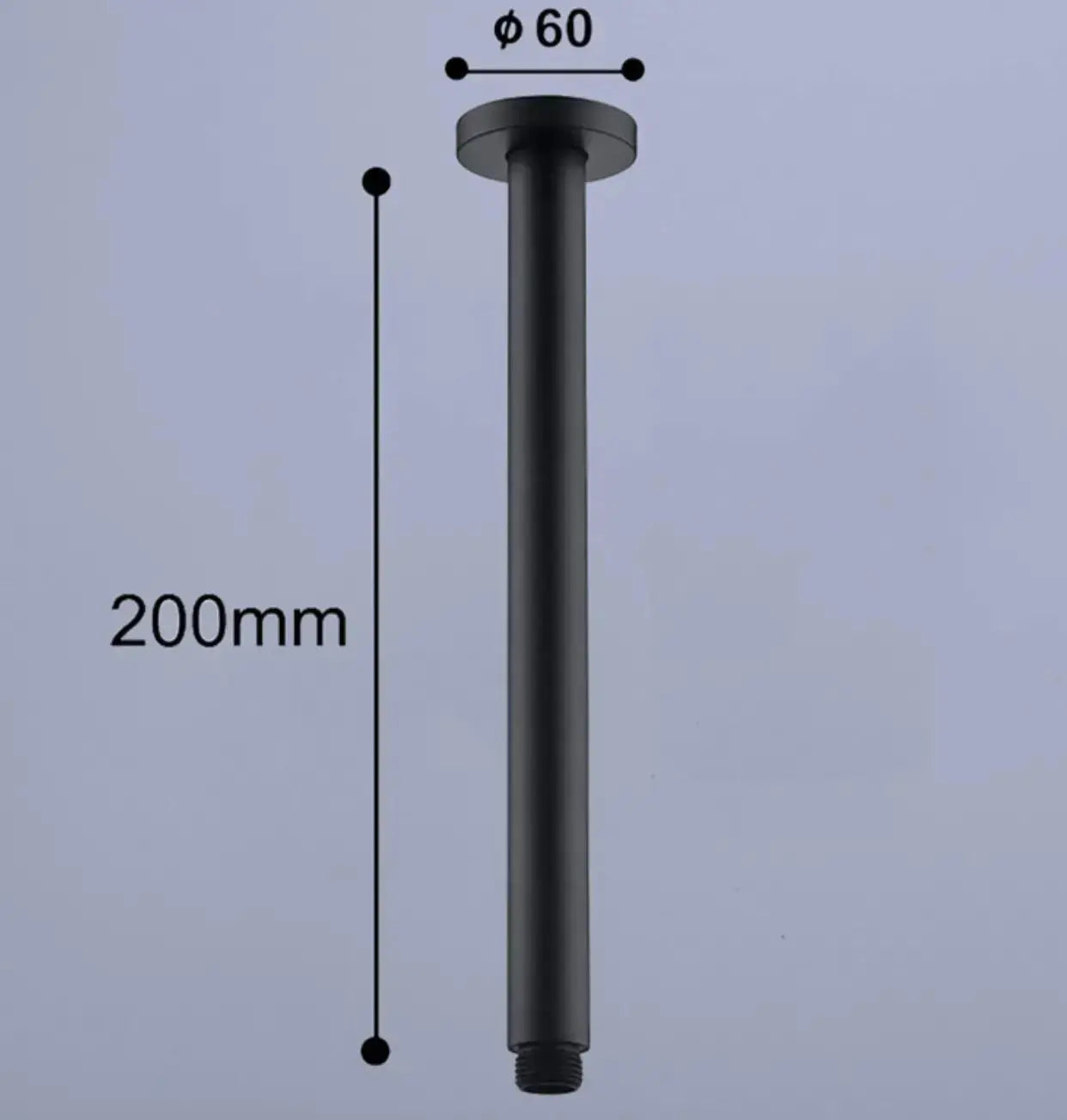 SaniSupreme® Inbouw Doucheset Malaga Blackline Premium Plus 2 weg 16 inch 40 cm regendouche rond - rechthoek mat zwart