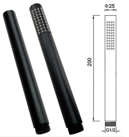 SaniSupreme® Inbouw Doucheset Washington Premium 2 weg Doucheset 12 inch regendouche rond mat zwart