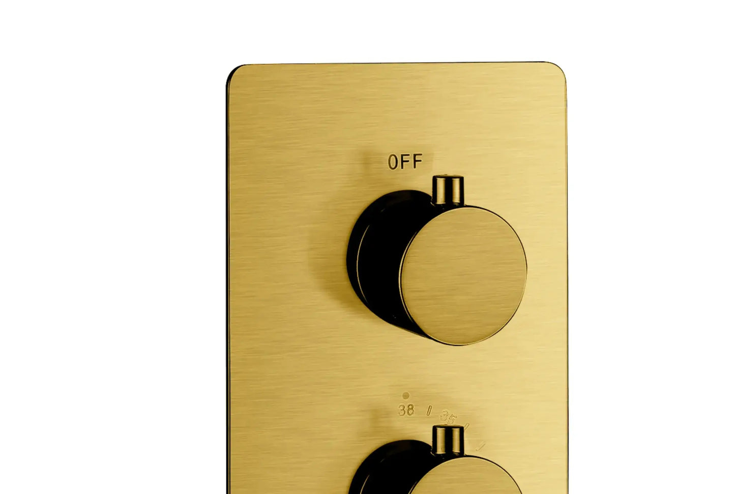 SaniSupreme Inbouw Regendouche Set Aloni met Handdouche en Wanduitloop Geborsteld Goud