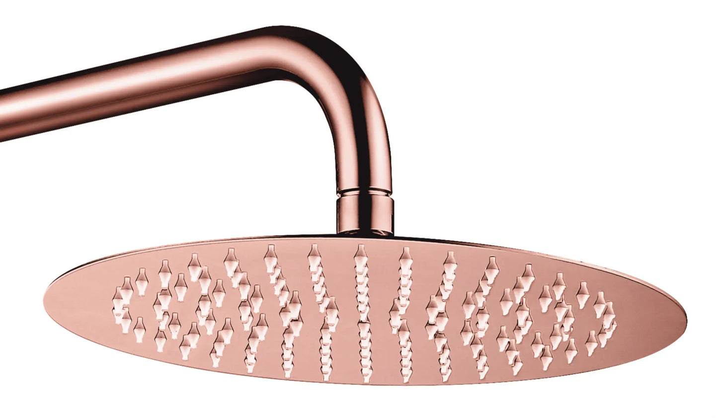 SaniSupreme Inbouw Regendouche Set Aloni met Handdouche en Wanduitloop Geborsteld Koper