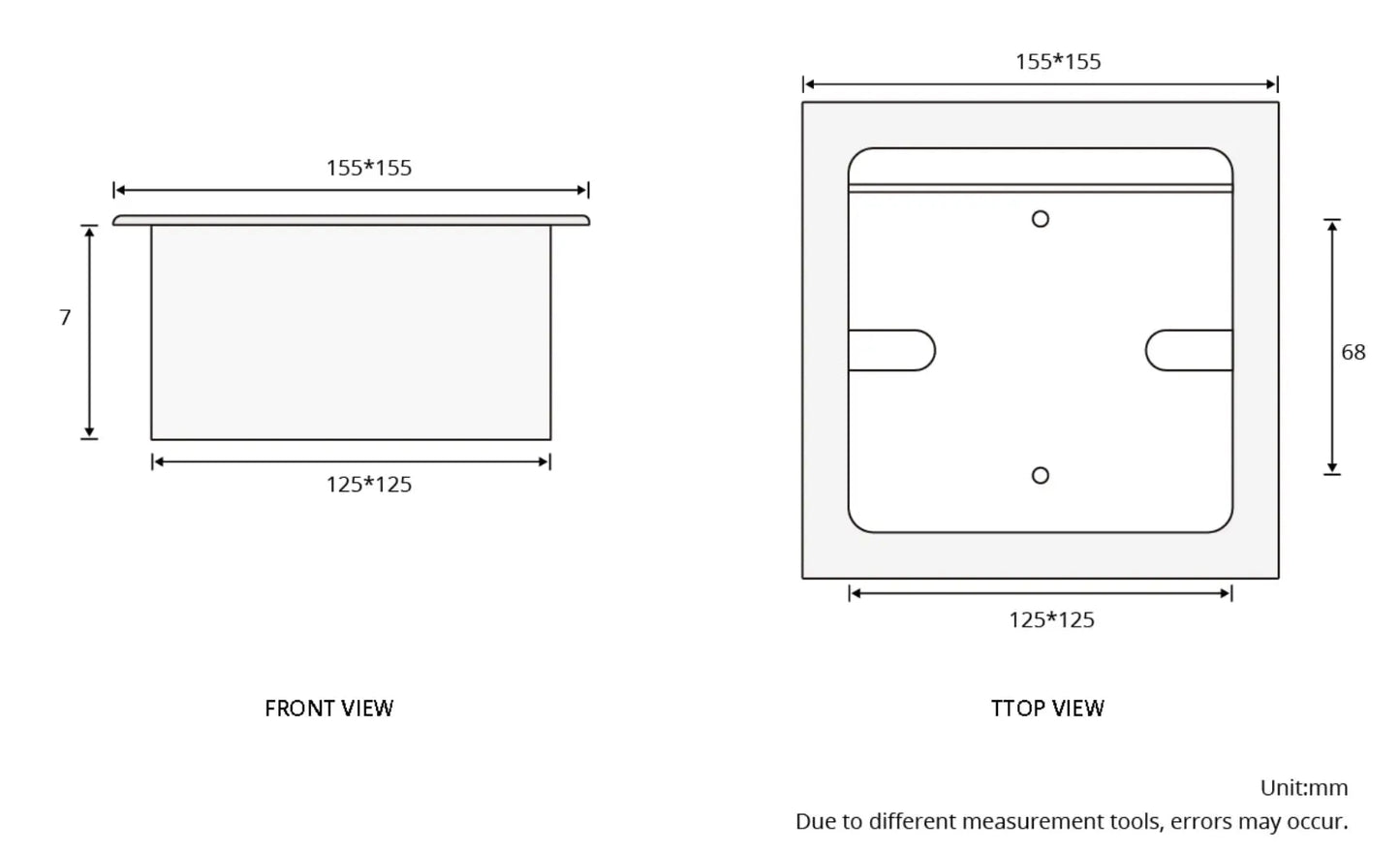 SaniSupreme Inbouw toiletrolhouder enkel mat zwart