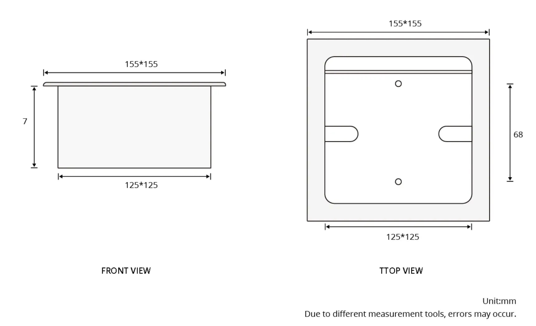 SaniSupreme Inbouw toiletrolhouder enkel mat zwart