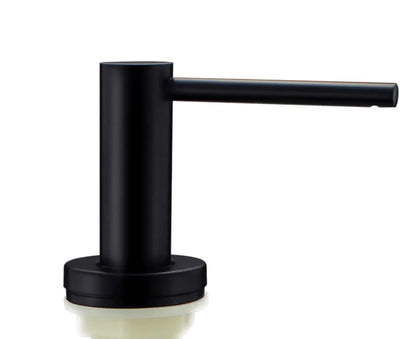 SaniSupreme® inbouw zeepdispenser messing mat zwart