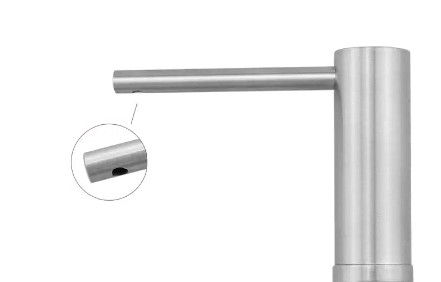 SaniSupreme® inbouw zeepdispenser messing RVS