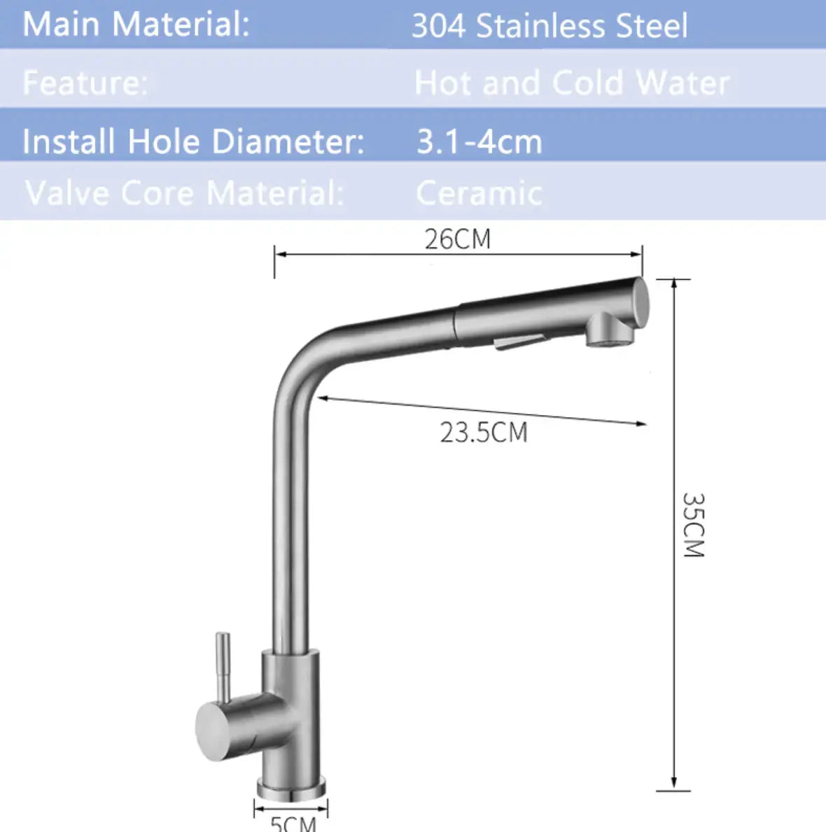 SaniSupreme Keukenmengkraan Aveiro Waterbesparend Uittrekbare Handdouche Goud Brush