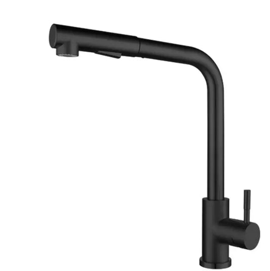 SaniSupreme Keukenmengkraan Aveiro Waterbesparend Uittrekbare Handdouche Zwart