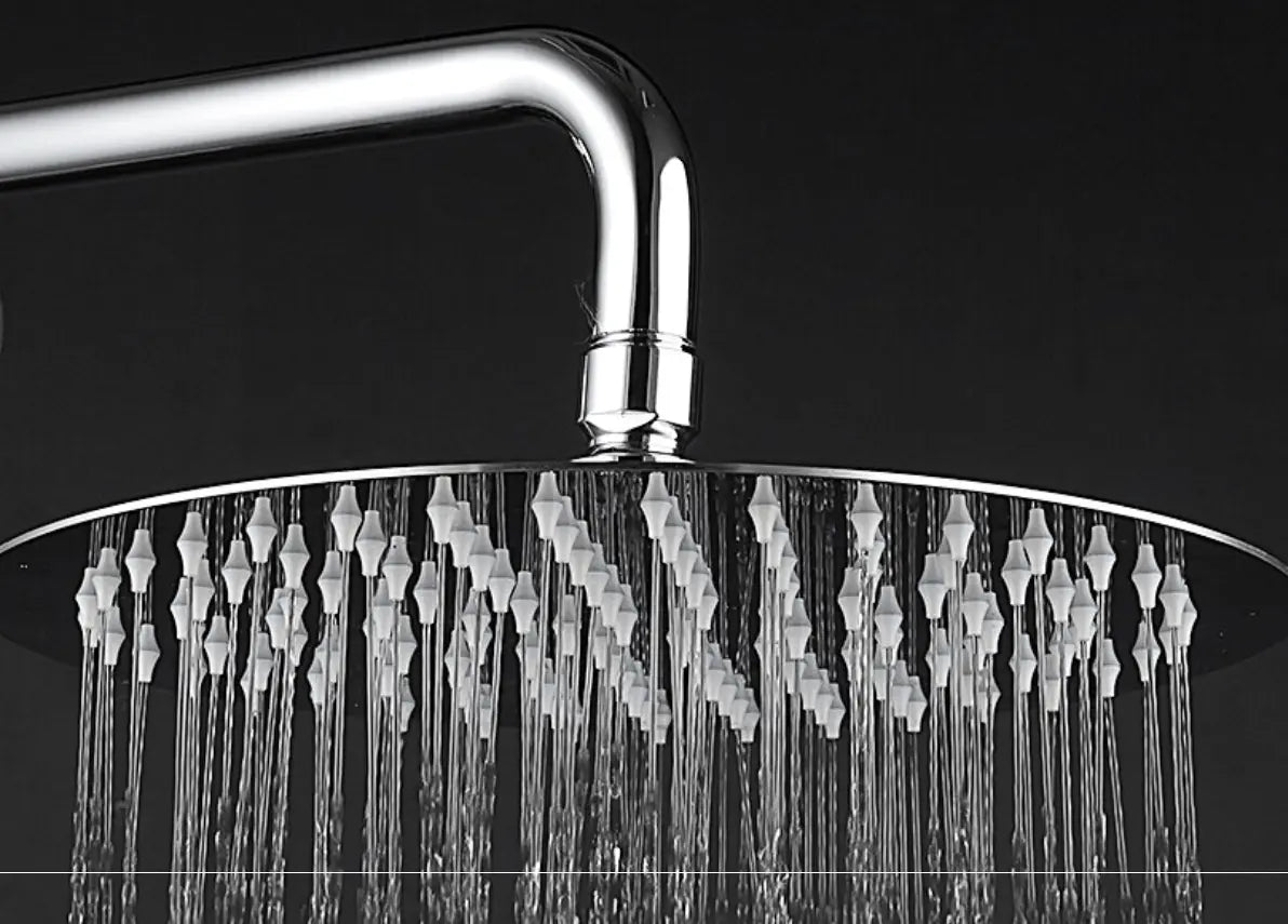 SaniSupreme® Lima inbouw doucheset | handdouche|mengkraan|regendouche (10 inch) | rond |Chroom 2 weg