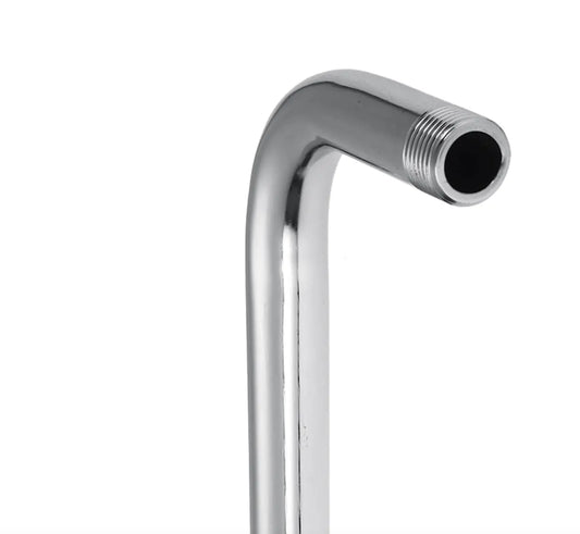 SaniSupreme Losse Douche arm, chroom, rond, 35 cm lang met rozet