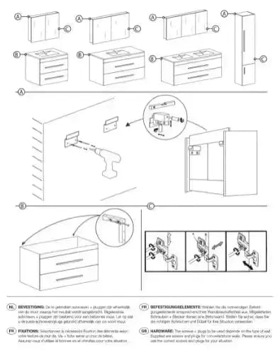 Sanisupreme Malmo spiegelkast 60x66x13cm 2 deuren met spiegel MDF Wit Hoogglans