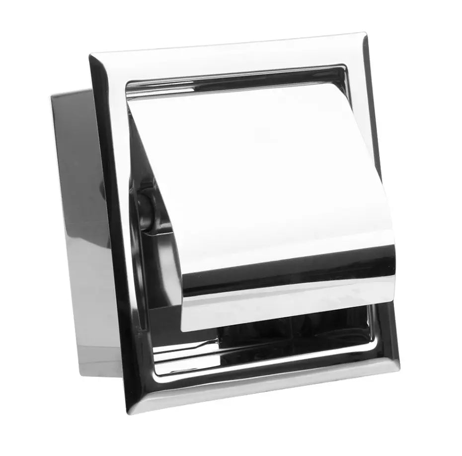 SaniSupreme Milano Inbouw toiletrolhouder enkel chroom