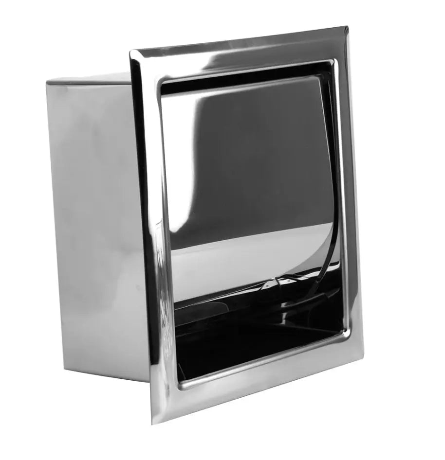 SaniSupreme Milano Inbouw toiletrolhouder enkel chroom