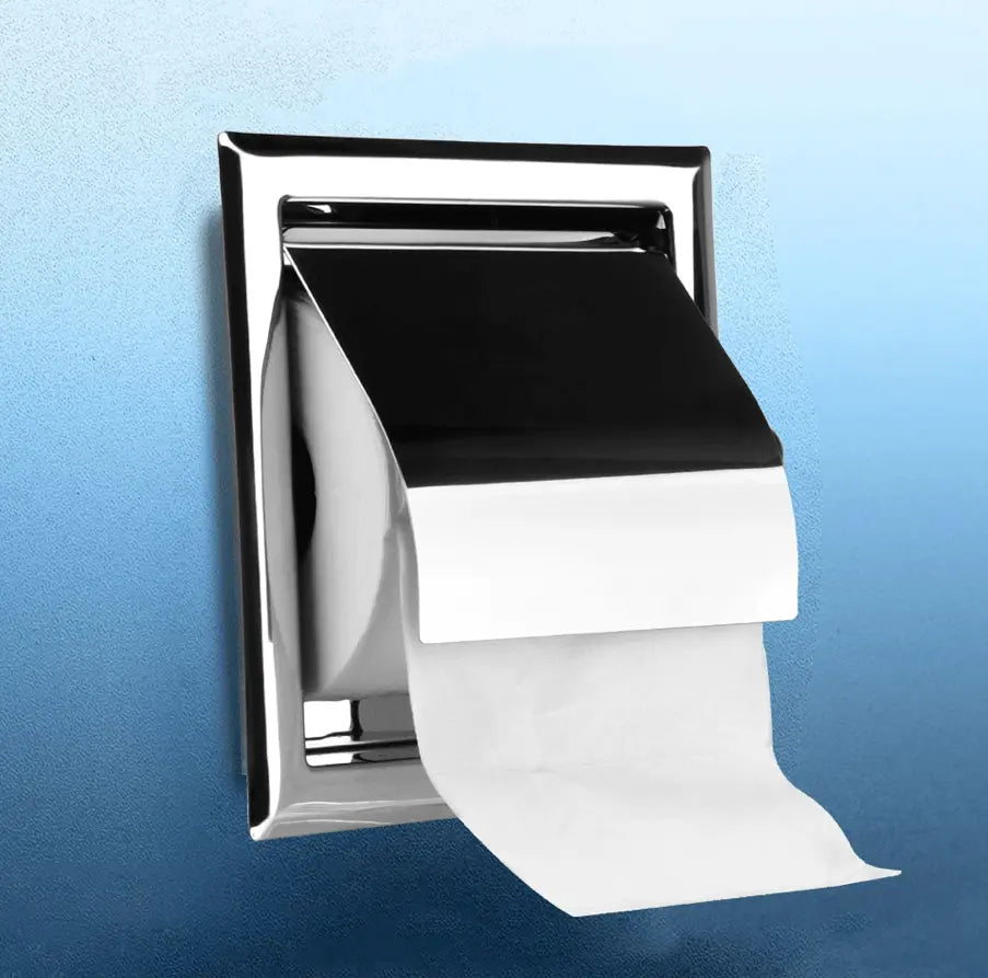 SaniSupreme Milano Inbouw toiletrolhouder enkel chroom