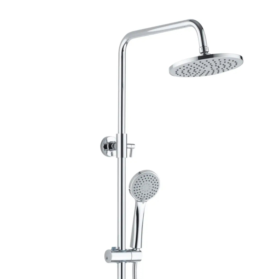 SaniSupreme Missouri opbouw doucheset 8 inch regendouche chroom rond