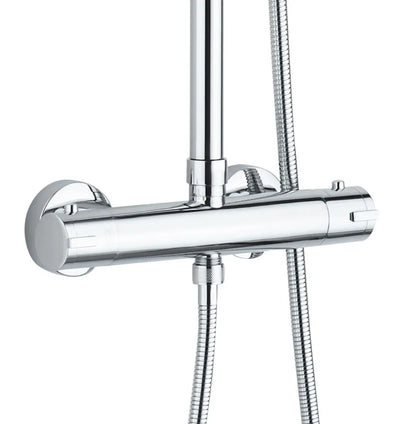 SaniSupreme Missouri opbouw doucheset 8 inch regendouche chroom rond