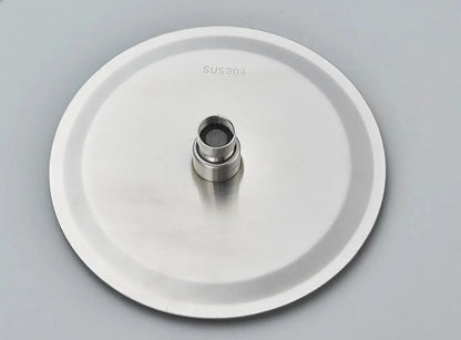 SaniSupreme Orlando opbouw bad doucheset 8 inch regendouche Stainless Steel rond