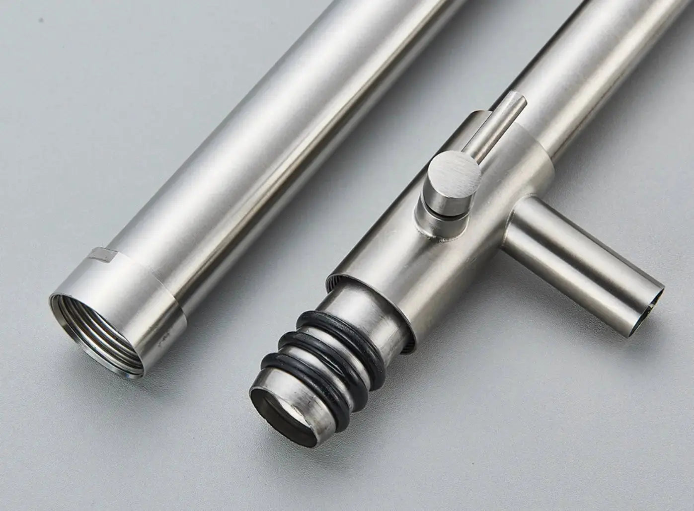 SaniSupreme Orlando opbouw bad doucheset 8 inch regendouche Stainless Steel rond