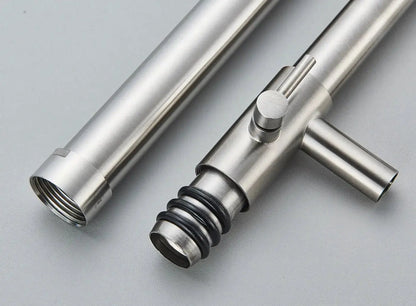 SaniSupreme Orlando opbouw bad doucheset 8 inch regendouche Stainless Steel rond