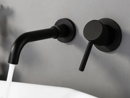 SaniSupreme Palermo Wastafel kraan inbouw 15 cm. bedieningshandel