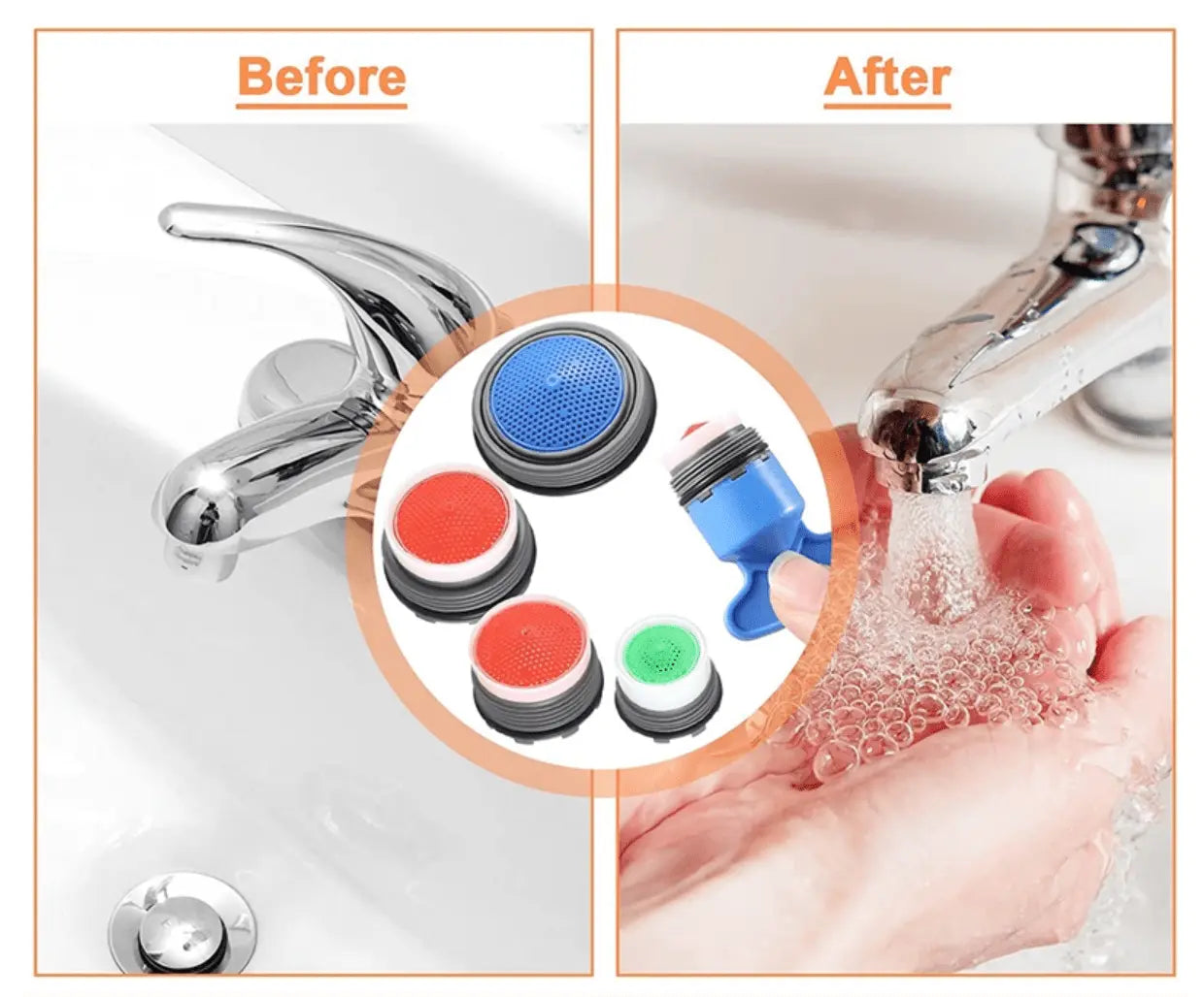 SaniSupreme PerlatorSet diverse maten met handige draai - Tool