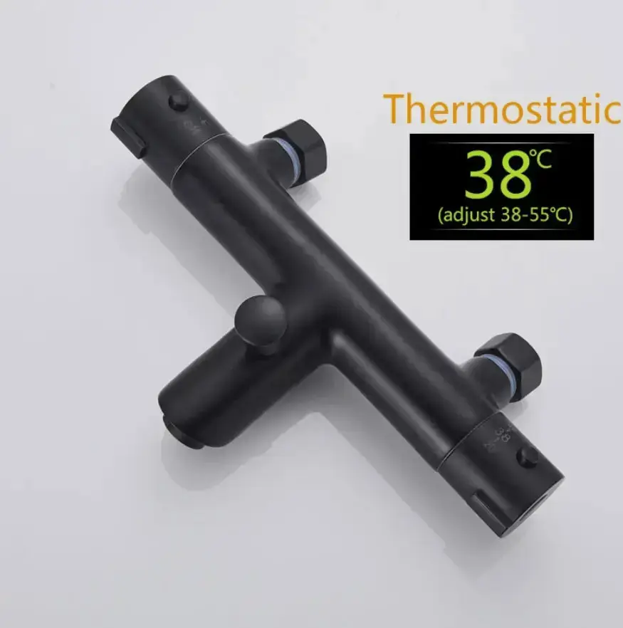 SaniSupreme Peru doucheset opbouw mengkraan 2 weg smal met staaf handdouche mat zwart