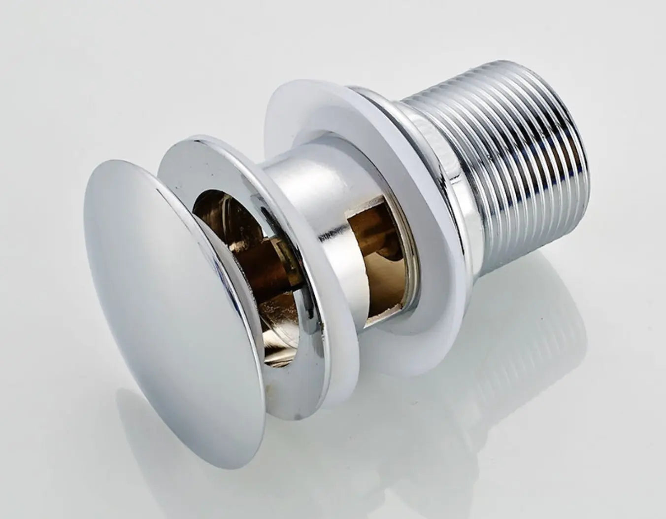 SaniSupreme Premium afvoerplug Chroom Wastafelplug Afvoerplug Clickwaste Afsluitbaar