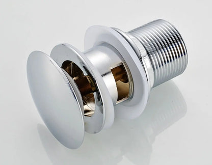 SaniSupreme Premium afvoerplug Chroom Wastafelplug Afvoerplug Clickwaste Afsluitbaar