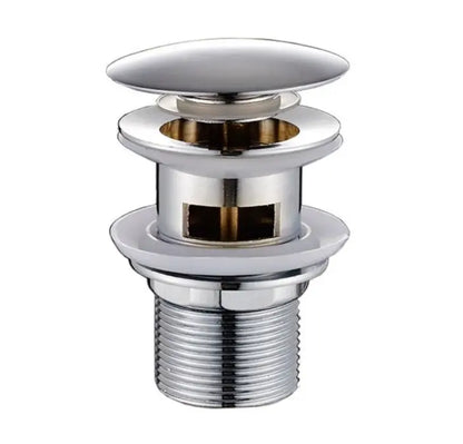 SaniSupreme Premium afvoerplug Chroom Wastafelplug Afvoerplug Clickwaste Afsluitbaar