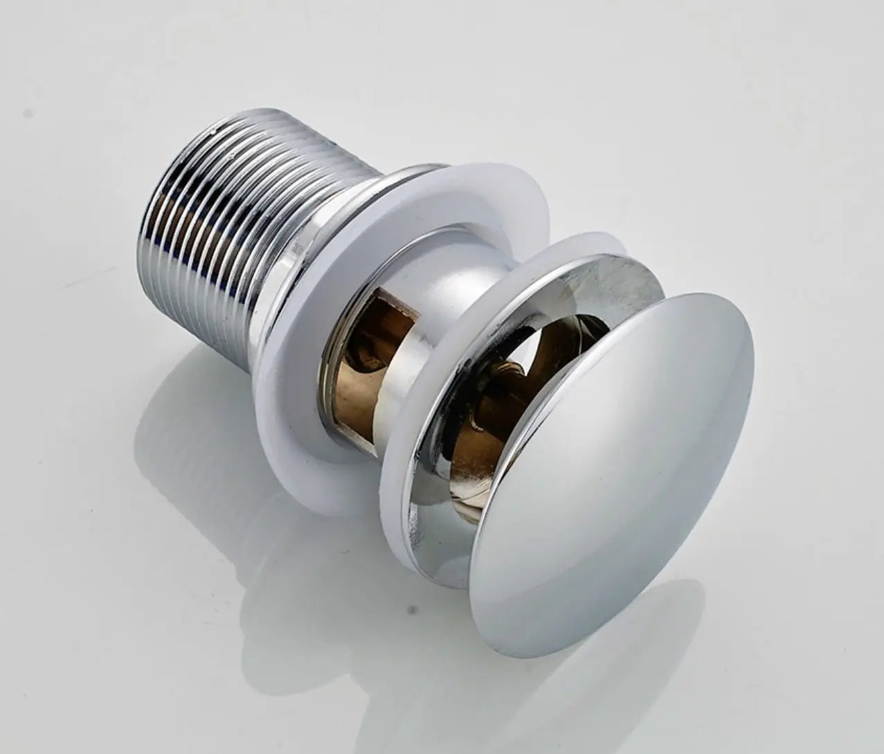 SaniSupreme Premium afvoerplug Chroom Wastafelplug Afvoerplug Clickwaste Afsluitbaar