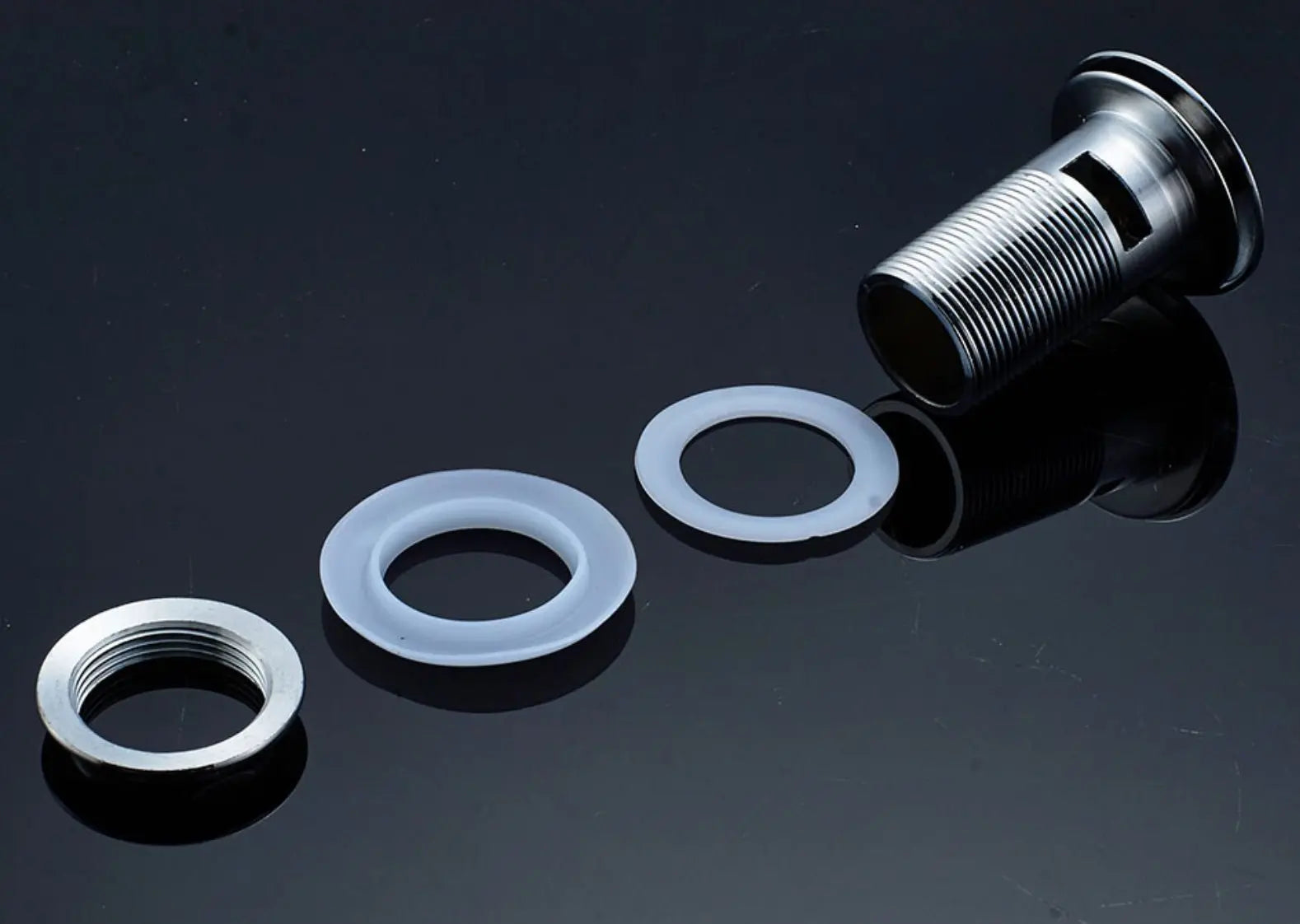 SaniSupreme Premium afvoerplug Chroom Wastafelplug Afvoerplug Clickwaste Afsluitbaar zonder ontluchting