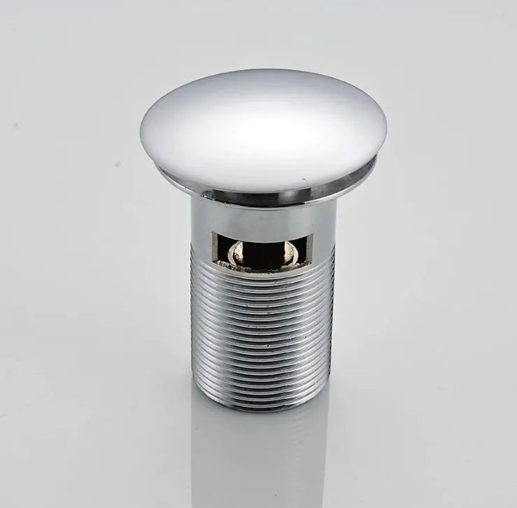 SaniSupreme Premium afvoerplug Chroom Wastafelplug Afvoerplug Clickwaste Afsluitbaar zonder ontluchting
