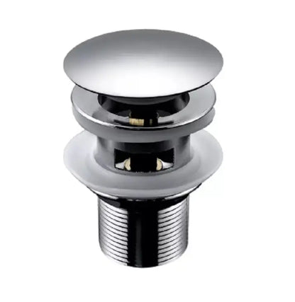 SaniSupreme Premium afvoerplug Chroom Wastafelplug Afvoerplug Clickwaste Afsluitbaar zonder ontluchting