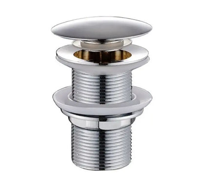 SaniSupreme Premium afvoerplug Chroom Wastafelplug Afvoerplug Clickwaste Afsluitbaar zonder ontluchting