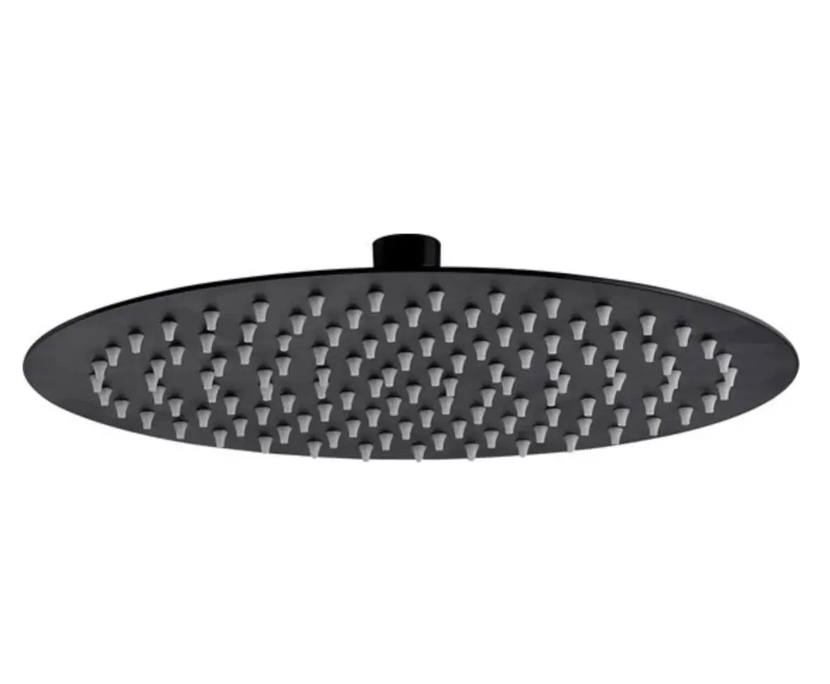 SaniSupreme® Regendouche douchekop 40 cm rond mat zwart