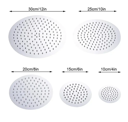 SaniSupreme Regendouche douchekop XL | chroom | rond | 20 cm | 8 inch