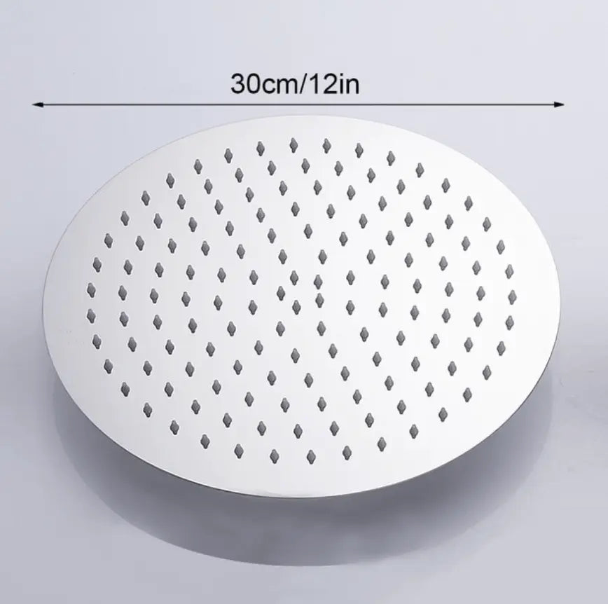 SaniSupreme Regendouche douchekop XL | chroom | rond | 30 cm | 12 inch