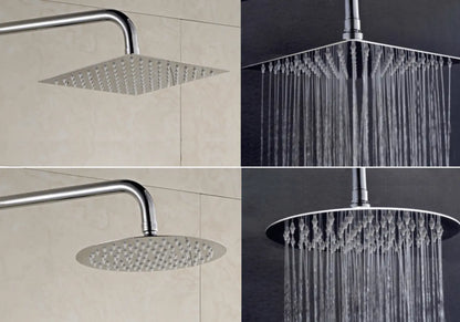 SaniSupreme Regendouche douchekop XL | chroom | rond | 30 cm | 12 inch