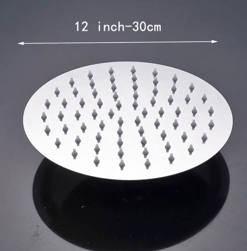 SaniSupreme Regendouche douchekop XL | chroom | rond | 30 cm | 12 inch