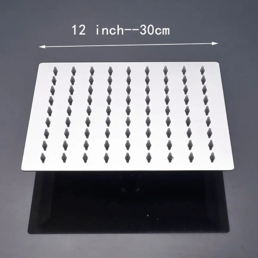 SaniSupreme Regendouche douchekop XL|chroom| vierkant| 30 cm|12 inch