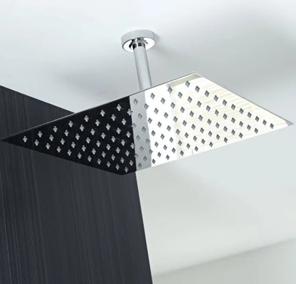 SaniSupreme Regendouche kop Hoofddouche chroom vierkant 40 cm 16 inch