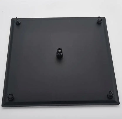 SaniSupreme Regendouche kop Plafond mat zwart vierkant 50 cm 20 inch