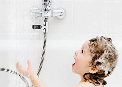 SaniSupreme Safe Series Bad & Kraan Thermometer met waterflow LED chroom