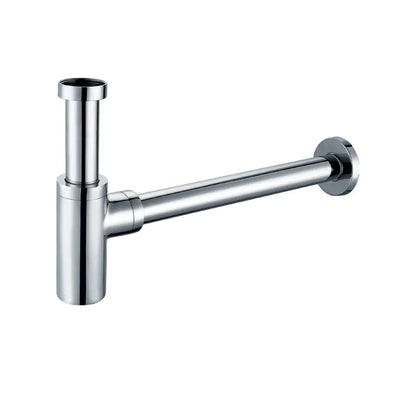 Sanisupreme Sifon set Aloni kompleet geborsteld koper (exclusief afvoerplug - clickwaste)