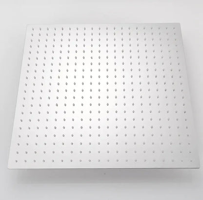 SaniSupreme® SmartPulse Plafond Regendouche Plateau Alicante 50 cm vierkant chroom glanzend