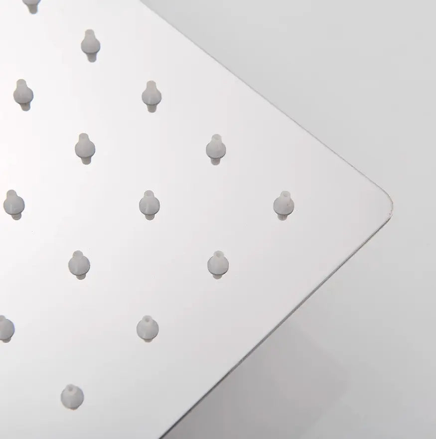 SaniSupreme® SmartPulse Plafond Regendouche Plateau Alicante 50 cm vierkant chroom glanzend