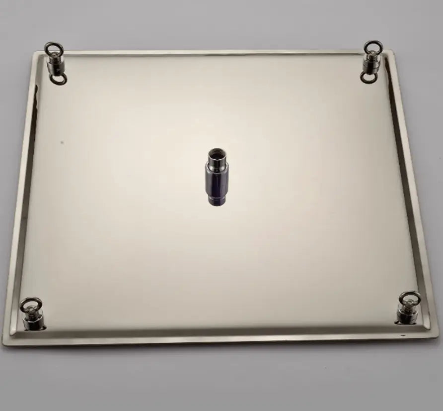 SaniSupreme® SmartPulse Plafond Regendouche Plateau Alicante 50 cm vierkant chroom glanzend