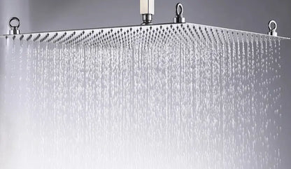 SaniSupreme® SmartPulse Plafond Regendouche Plateau Alicante 50 cm vierkant chroom glanzend