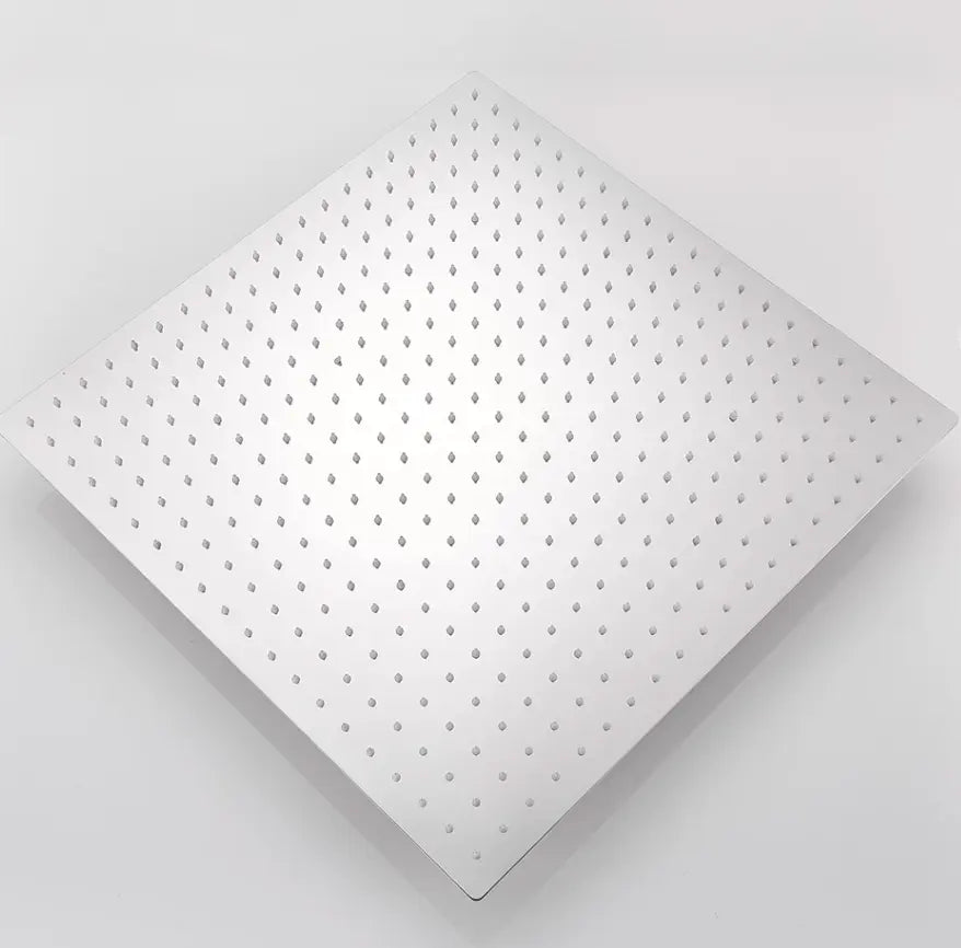 SaniSupreme® SmartPulse Plafond Regendouche Plateau Alicante 50 cm vierkant chroom glanzend