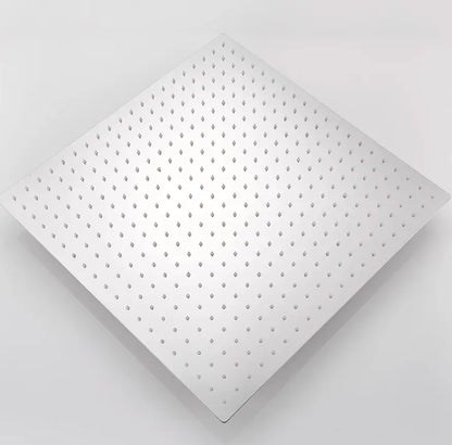SaniSupreme® SmartPulse Plafond Regendouche Plateau Alicante 50 cm vierkant chroom glanzend
