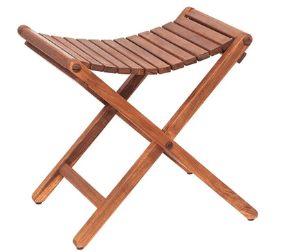 SaniSupreme SuperiorLine Teak Badkamer Krukje Bankje inklapbaar
