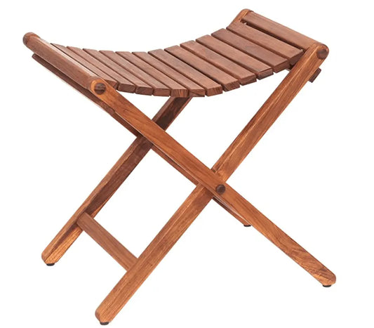 SaniSupreme SuperiorLine Teak Badkamer Krukje Bankje inklapbaar